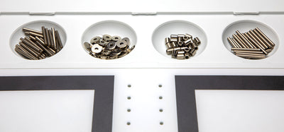 Manipulation and Dexterity Test - Purdue Pegboard Accessory - 25 collars, 45 washers and 55 pins