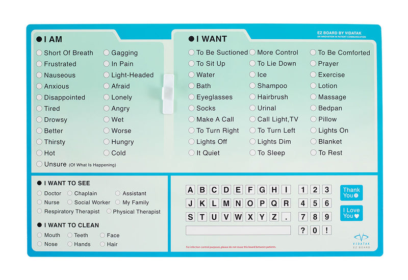 EZ Communication Board, English Word Board - FE-12-4641
