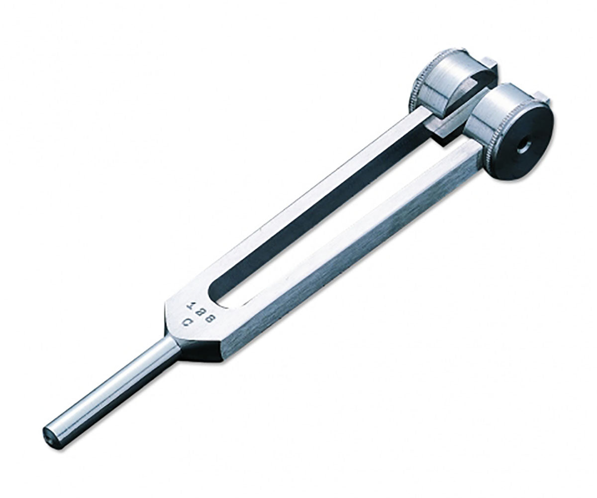 ADC Tuning Fork 128 hz, Satin aluminum