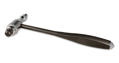 ADC Tromner Neurological Hammer, 8", Black and Chrome