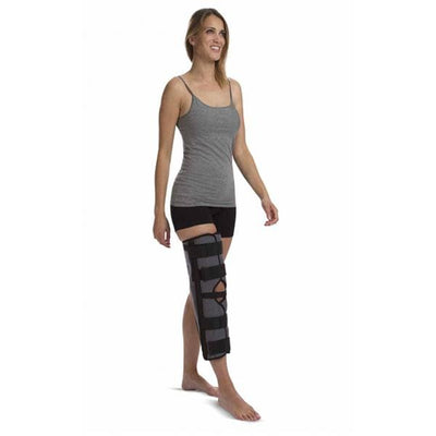 DJO, Inc Splint Immobilizer Adult Knee Nylon/Fiber Blue Size 14" Universal Each - 79-80010