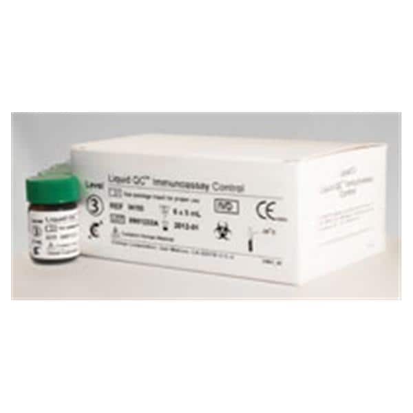 King Diagnostics Inc Liquid QC Multi-Analyte Level 1-3 Control 6x5mL For Analyzer Each - 94104