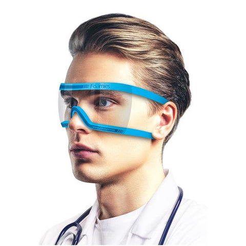 Erskine Oral Care Eyewear Protective Foamies Large Clear 50/Bx, 10 BX/CA - FO50CL