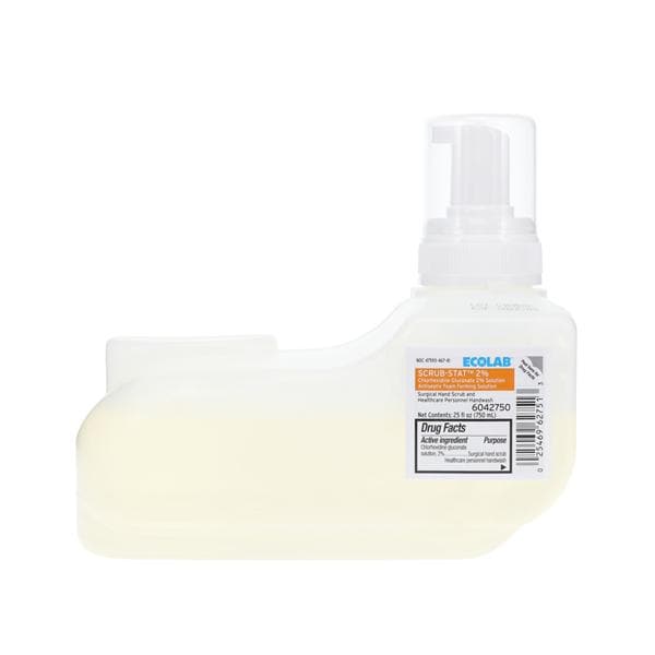 Ecolabs/Huntington Med. Handwash Surgical Scrub Foam Scrub-Stat 750 mL Scrubmate Dispenser Floral Each, 6 Each/CA - 6042750