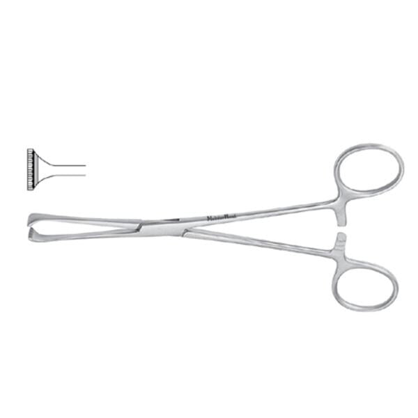 Miltex Forcep Tissue Allis Meister-Hand 6-1/2" 9x10 Teeth Stainless Steel Each - Integra Miltex - MH16-30