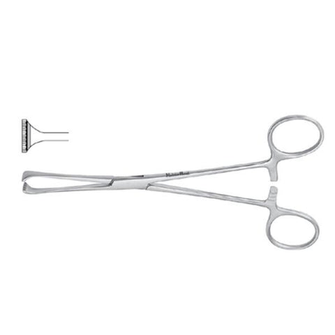 Miltex Forcep Tissue Allis Meister-Hand 6-1/2" 9x10 Teeth Stainless Steel Each - Integra Miltex - MH16-30