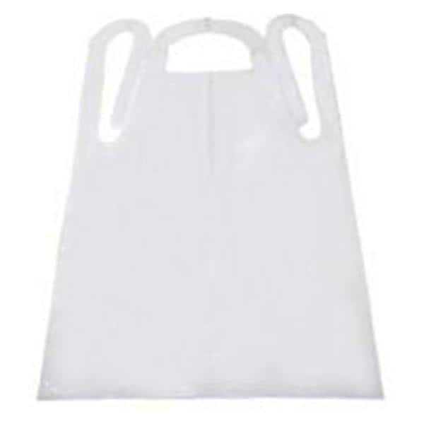 Tidi Products LLC Apron 28 in x 46 in White 100/Bx, 10 BX/CA - 10401
