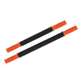 Tiger Tail USA Stick Massage Tiger Tail 22" Orange/Black Foam With Ribbed Handles Each - 2216-22