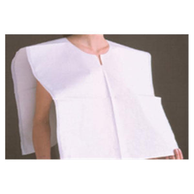 Tidi Products LLC Poncho Exam Ultimate 19 in x 22 in White Tissue / Poly / Tissue 200/Ca - 918230