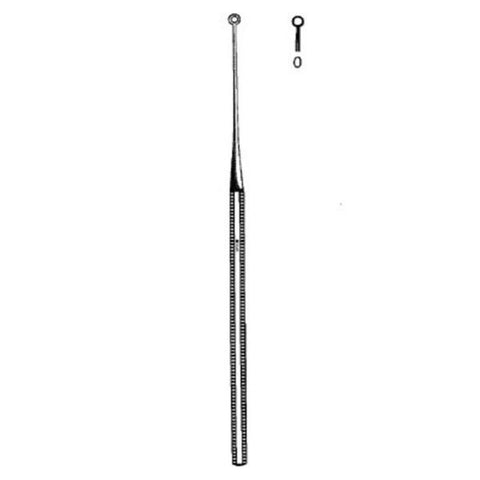 Sklar Instruments Curette Eachr Buck #0 Blunt Tip Straight Stainless Steel Eachch - 67-2490