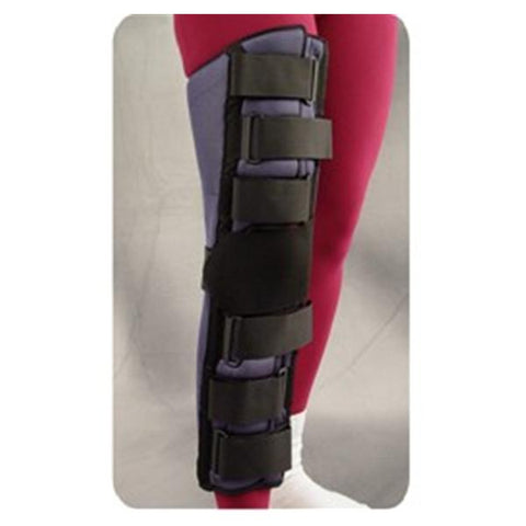 Bird & Cronin Brace Immobilizer Comfort Knee Knit Blue Size 18" 2X-Large Each - 0814-2446