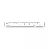Precision Dynamics Corp. Ruler Label Specimen Date White 3x3/8" w/9 Slots 1000/Rl - LFWHR02