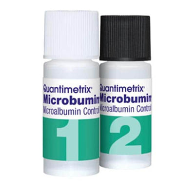 Quantimetrix Corp mALB: Microalbumin Level 1/2 Control 10x7mL 10/Bx - 1250-01