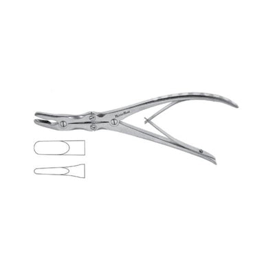 Miltex Rongeur Leksell Meister-Hand 9-1/2" Curved 3mm Stainless Steel Each - Integra Miltex - MH25-510