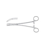 Miltex Forcep Heaney Meister-Hand 8-1/4" Curved Double Tooth Stainless Steel Each - Integra Miltex - MH30-1710