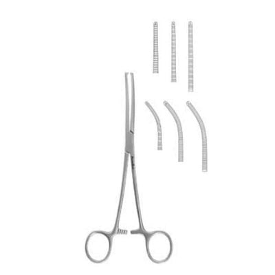 Miltex Forcep Hemostatic Rochester-Ochsner Meister-Hand 7-1/4" Curved SS Each - Integra Miltex - MH7-162