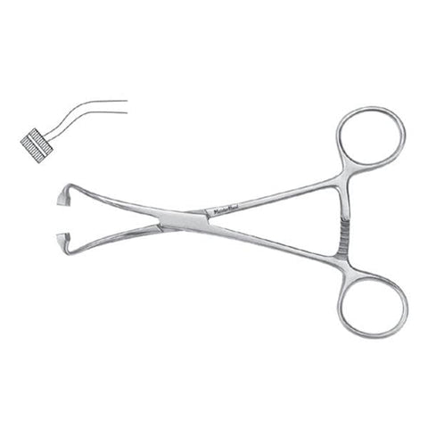 Miltex Clamp Towel Meister-Hand 5-3/4" Non-Perforating Jaw Stainless Steel Each - Integra Miltex - MH7-516