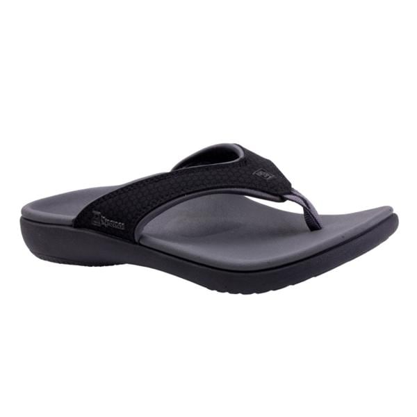 Spenco Medical Corp Sandal Total Support Yumi PU Nubuck Patterned Onyx Size 11 1/Pr - 3942211