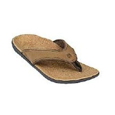 Four Foot LLC Sandal Total Support Yumi Select Leather Medium Brown Size 12 Size Medium 1/Pr - 3948212