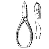 Sklar Instruments Nipper Nail 5-1/2" Concave Blades Sharp Double Spring Stainless Steel Each - 97-0474