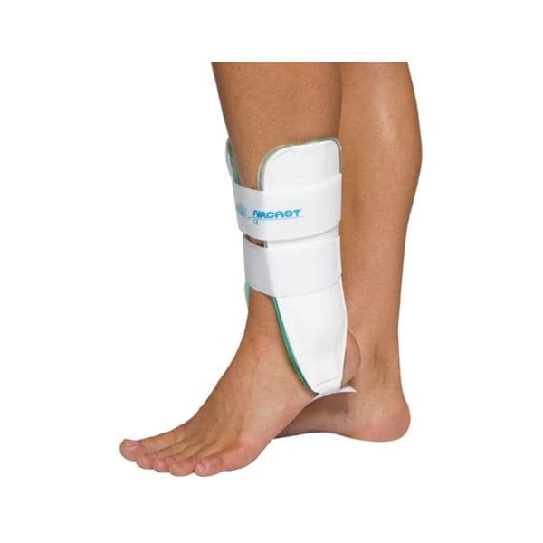 Aircast Brace Support Aircast Air-Stirrup Ankle Plastic White Size Large 10.5" Left Each - 02AL