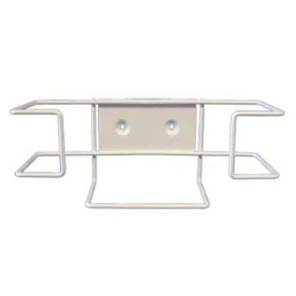 Unimed Glove Box Holder Mounting Steel Wire Dual White Each - Midwest Inc - BXWW004029