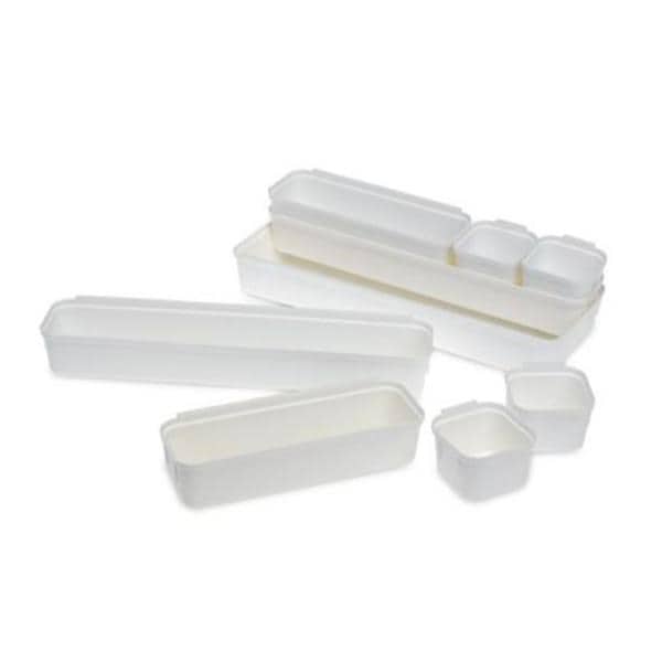 Marketlab Organizer Drawer 15-1/2x3.19x3-3/4" White ABS Plastic Eachch - 15138