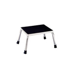 Blickman Industries Stool Step Model 1250 Chrome 4 Leg/Non Slip Rubber Mat Each - 1021251640