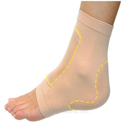 Pedifix, Inc Sleeve Boot Padding Visco-Gel Gel _ Foot Beige Size Small/Medium Universal Each - 1412