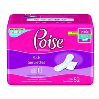 Kimberly Clark Professional Pad Poise Plus Adult Female Long 10.9" Moderate White 96/Ca - 19566