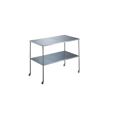 Blickman Industries Table Instrument Howard 48x20x34 4 1.25" Diameter Legs 3" Casters Each - 117834000