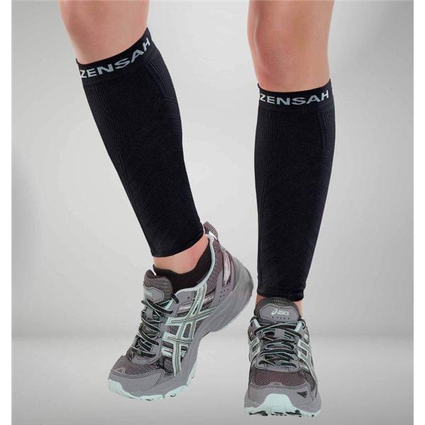 Zensah Sleeve Compression Leg Black Size Small/Medium 1/Pr - 6055-100-01
