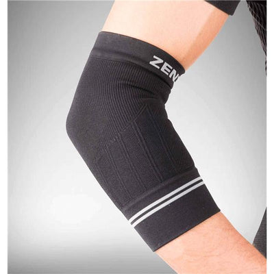 Zensah Sleeve Compression Elbow Black Size 11" Large Each - 6061-100-05