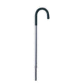 Duro Cane Single Carex 7/8" Round Aluminum 250lb Capacity 29-38" Silver/Gray Adult Each - Med Industries, Inc. - A756-00