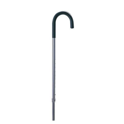 Duro Cane Single Carex 7/8" Round Aluminum 250lb Capacity 29-38" Silver/Gray Adult Each - Med Industries, Inc. - A756-00