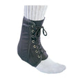 DJO, Inc Brace Support Procare Ank Canvas/Plastic Black Size Large 10-11.5" Universal Each - 79-81317