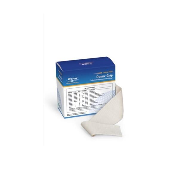 Northcoast Medical, Inc Stockinette Compression Dema Grip Cotton/Elastic 3.5"x33' Natural LF Size E Each - NC42504