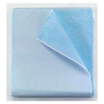 Tidi Products LLC Drape Sheet 40 in x 90 in Blue 1 Ply Tissue / Poly 50/Ca - 980929