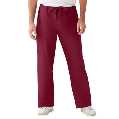 Medline Industries Inc Pant Scrub ComfortEase Unisex Medium Tall Wine Each - 950JWNSL-CM
