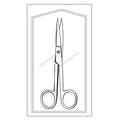 Sklar Instruments Scissors Operating Iris Econo 5-1/2" Sharp/Sharp Smooth Straight SS Disp 50/Ca - 96-2522