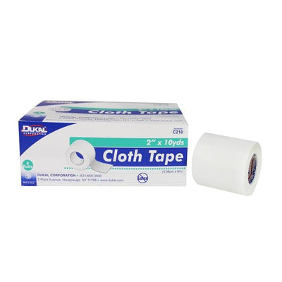 Dukal Corporation Tape Surgical Cloth 2"x10yd Adhesive White 6/Bx - C210