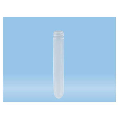Sarstedt, Inc Test Tube Polypropylene 10mL 15.3x92mm Round Bottom Non-Sterile Bag 100/Pk, 10 PK/CA - 60.610.023