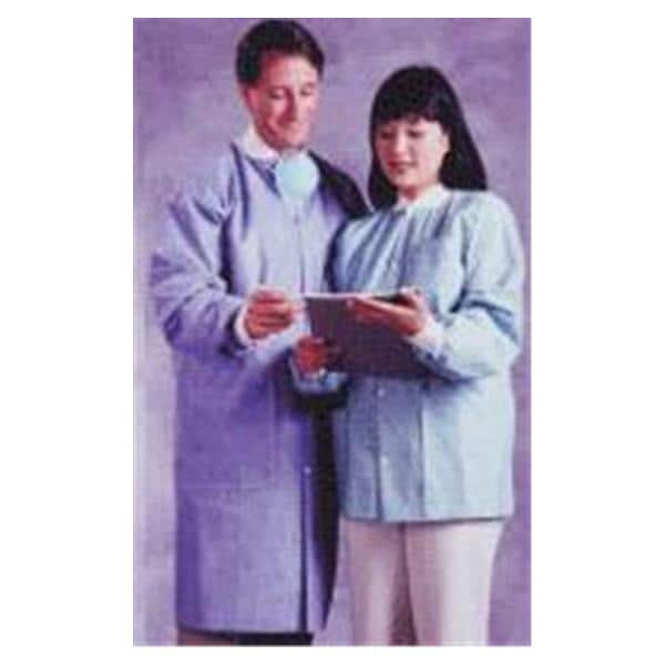 American Seal, Inc Lab Coat Maytex Small Blue 30/Ca - 6250B-S