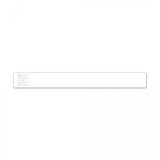 Precision Dynamics Corp. Wristband Identification Short Stay Tvk White Adlt 6Ln/Imprnt/WrtOn/Lbl 1000/Ca - 3000-11-PDR