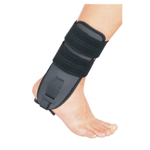 DJO, Inc Brace Stirrup Procare Aircast Sport Ank Plastic Black Sz OSFA 10" Left Each - 79-81260