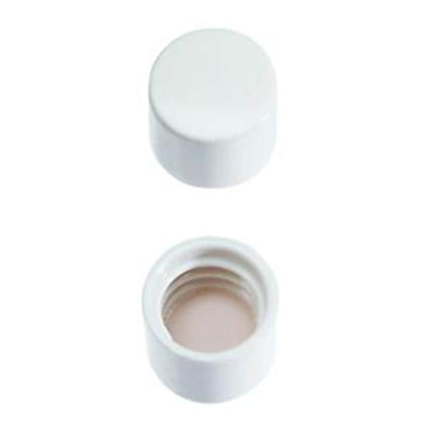 National Scientific Cap Assembled 10mm Wide Opening White 100/Pk - 66064-162