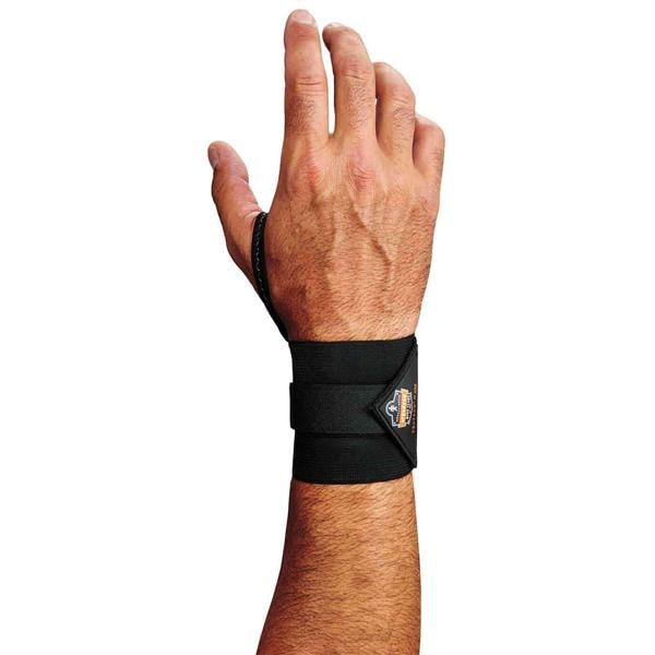 Ergodyne Corporation Wrap ProFlex 420 Adult Wrist Elastic Black Size Large/X-Large 6/Ca - 72224