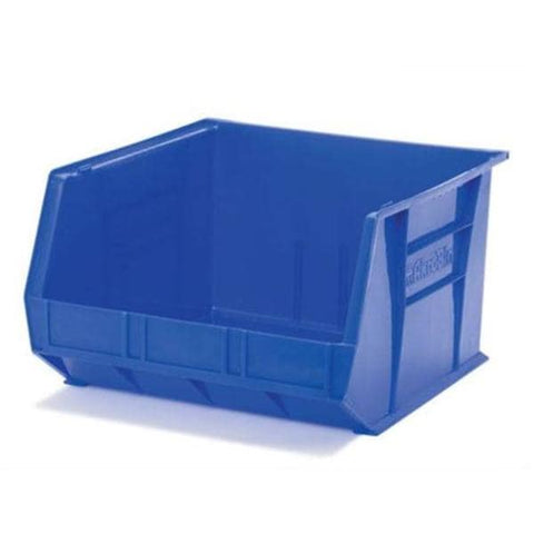Marketlab Bin Organizer 16-1/2x18x11" Blue Heavy Duty Polymer With Label Slot Eachch - 6008-BL