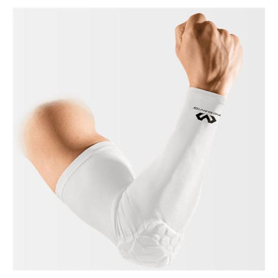 Shock Doctor Inc Sleeve Compression Hexpad Shooter Adult Arm Nyl/Spndx White Size Small Each - 6500R-WH-S