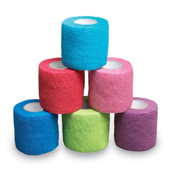 Northcoast Medical, Inc Bandage Dema Wrap Elastic 1"x5yd LF Cohesive Colorpack 30Rl/Box - NC68512